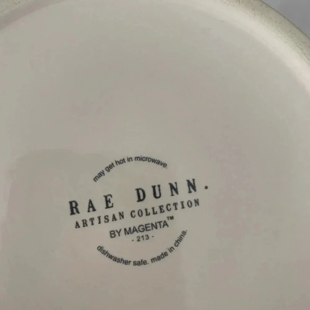 Rae Dunn bark bowl Artisan Collection Ivory Ceramic